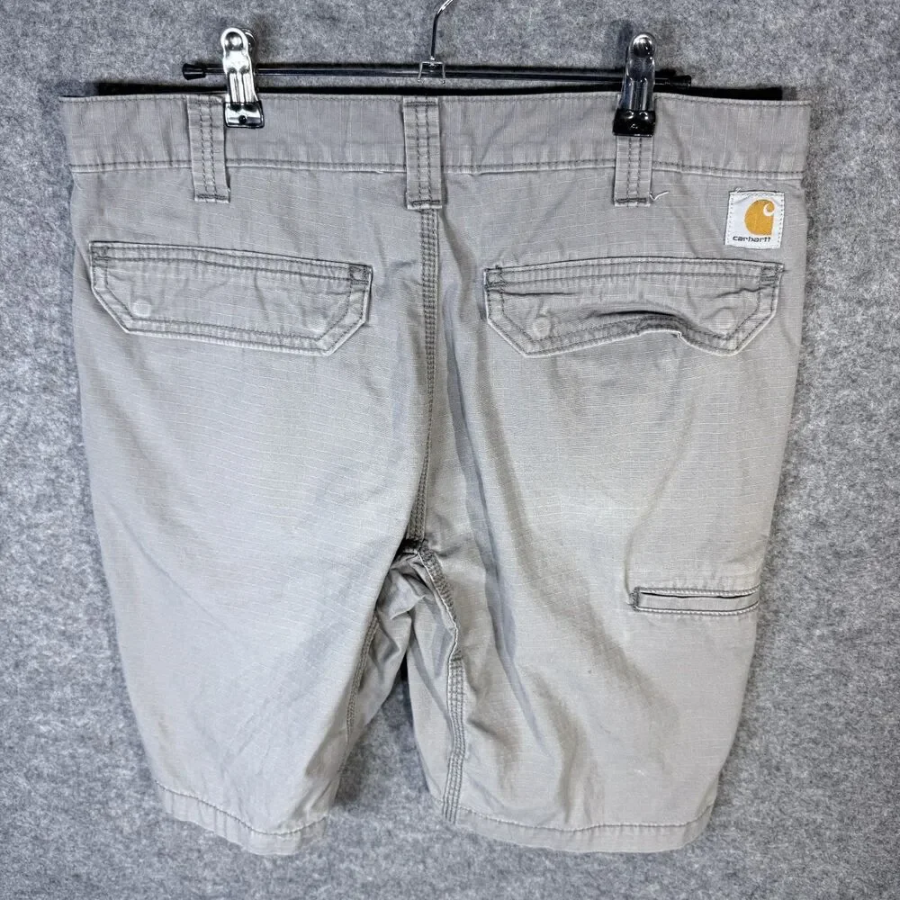 Carhartt Men's‎ Relaxed Fit Gray Work Shorts Size 33